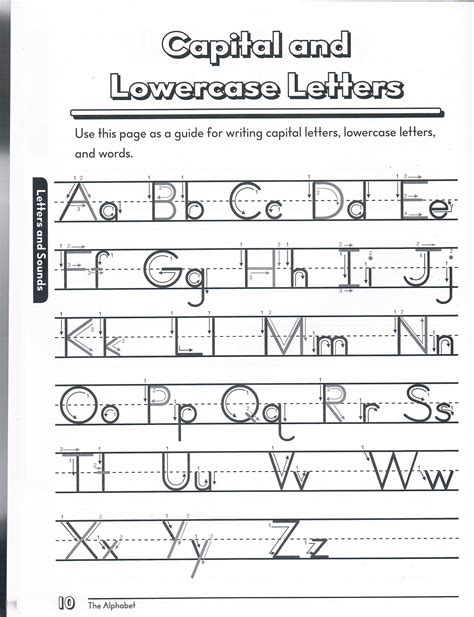 Lowercase And Capital Letters Worksheets