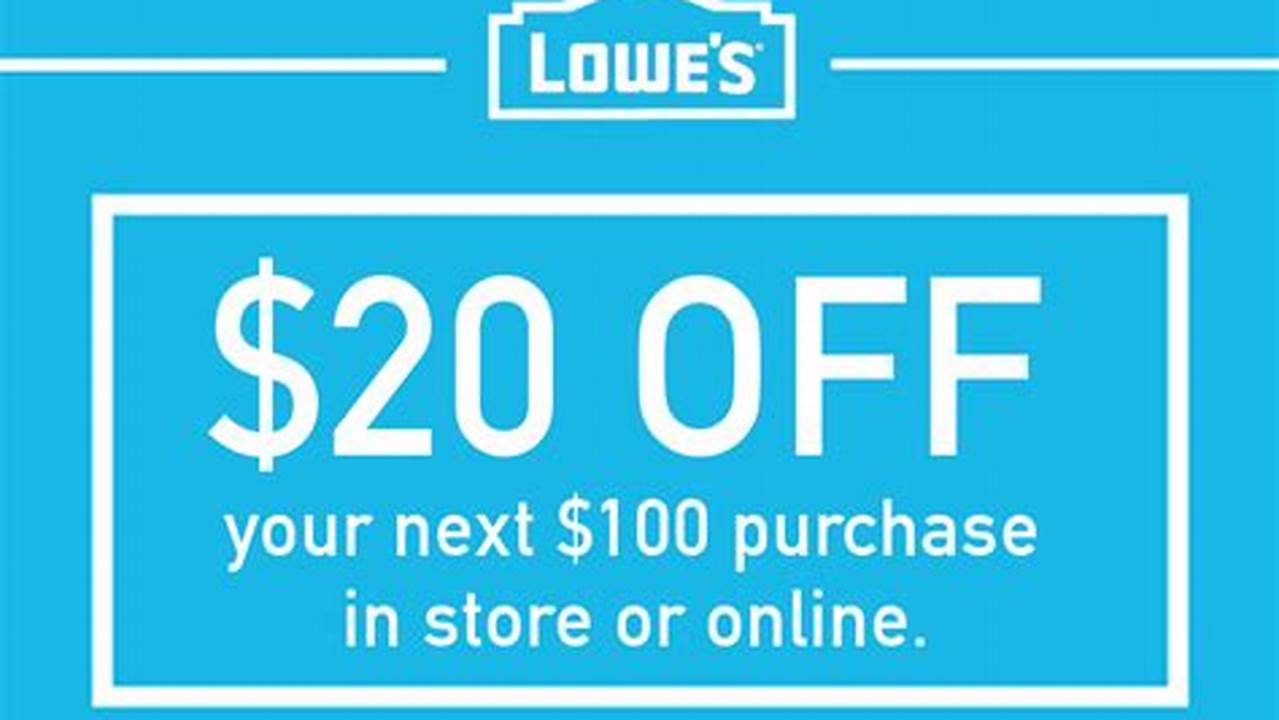 Lowes Appliances Promo Code 2024
