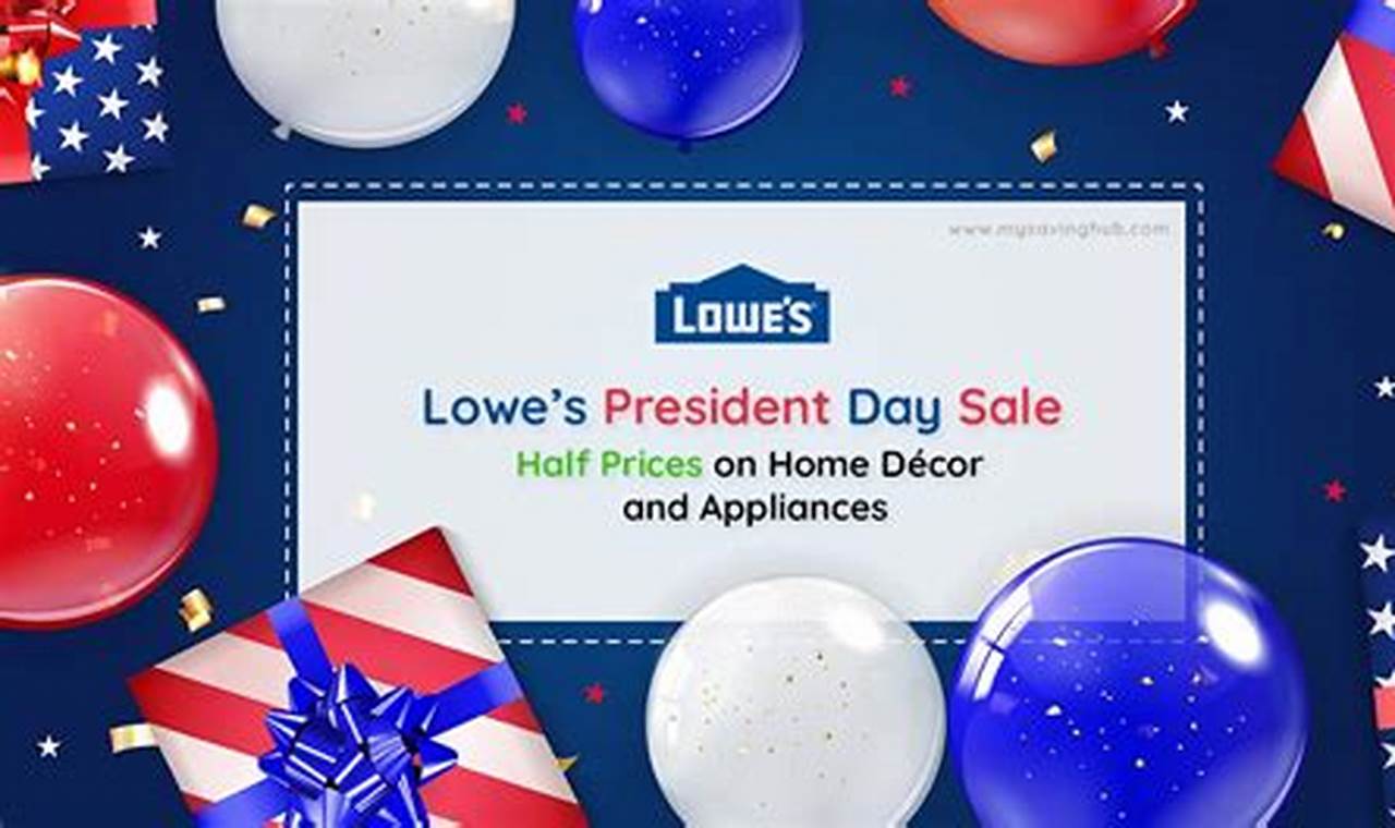 Lowes Presidents Day Sale 2024