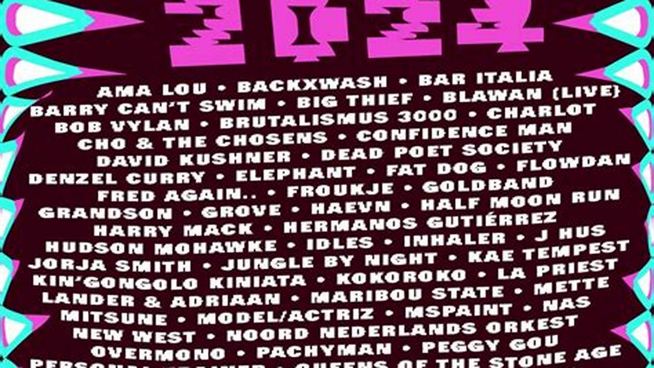 Lowlands 2024 Programma
