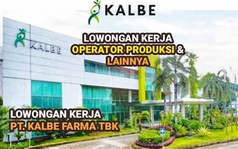 Lowongan Kerja Warehouse Staff Kalbe Farma Distribution