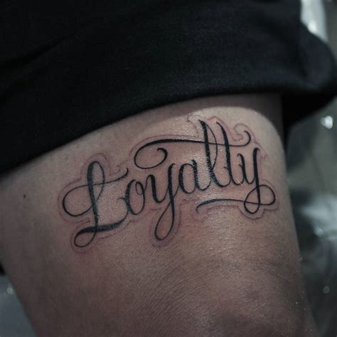 Loyalty tattoo Loyalty tattoo, Mom tattoos, Alabama tattoos