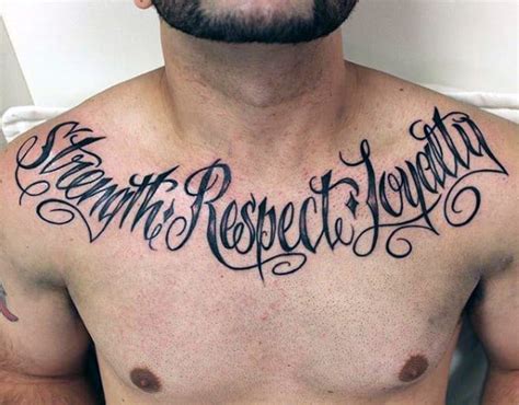 Loyalty Chest Tattoo