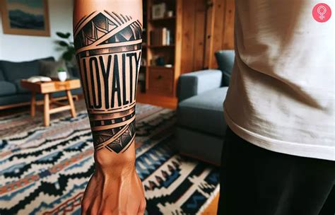 Loyalty Gangster Tattoo Designs