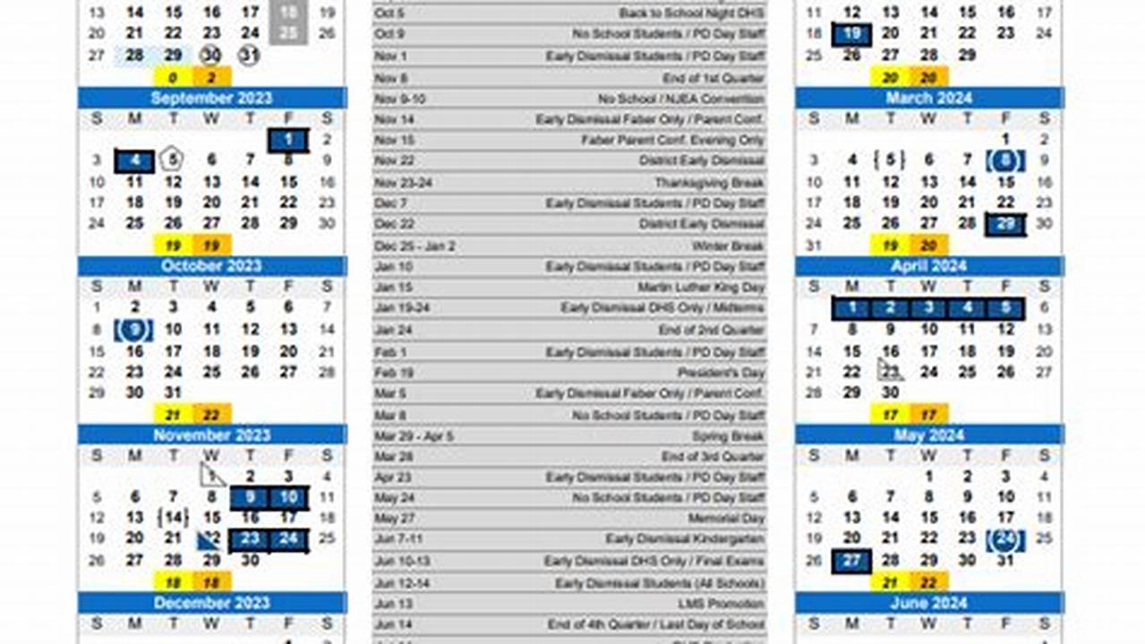 Lps 2023-2024 Fall Calendar Printable Template