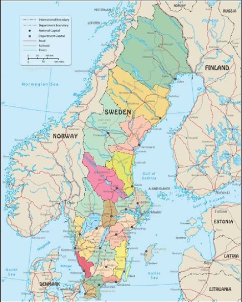 Luas negara Swedia di Eropa