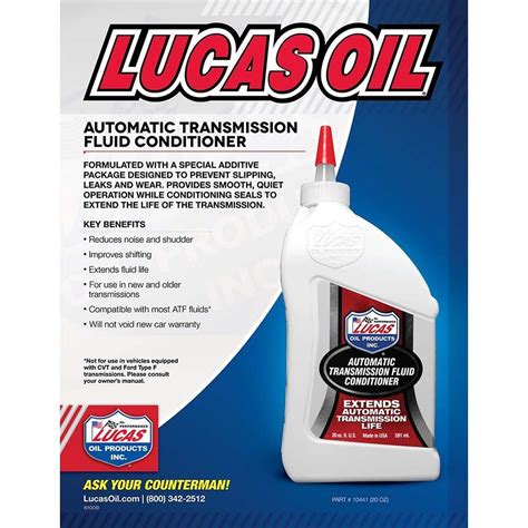 Lucas Automatic Transmission Treatment