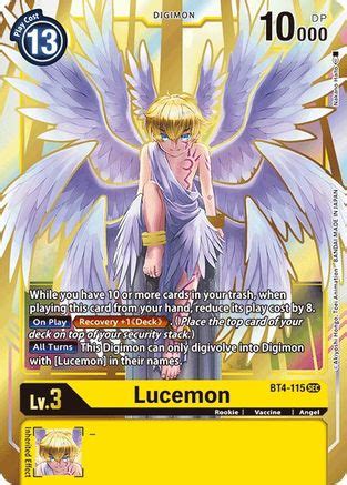 Lucemon Digimon Tcg