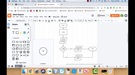 Lucidchart Data Flow Diagram