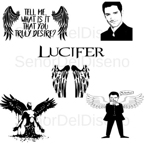 Enrapturing Your Designs with Heavenly Charm: Discover the Divine Collection of Lucifer SVGs