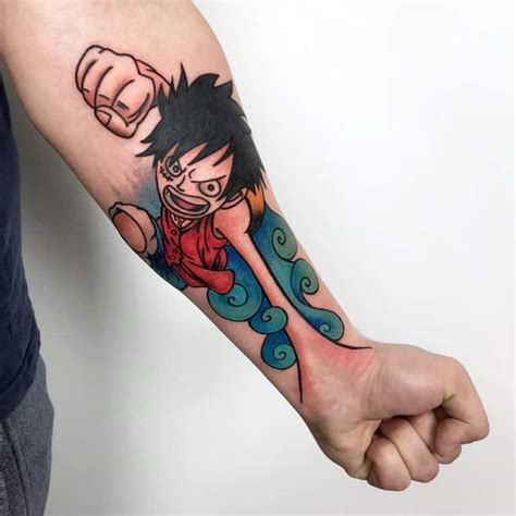 Luffy Arm Tattoo