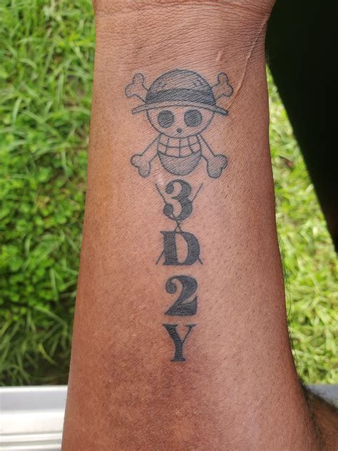 Luffy Tattoo 3d2y