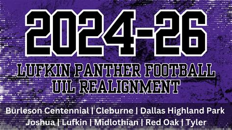Lufkin Panthers Football Schedule 2024