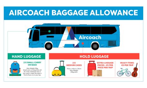 Luggage allowance bus