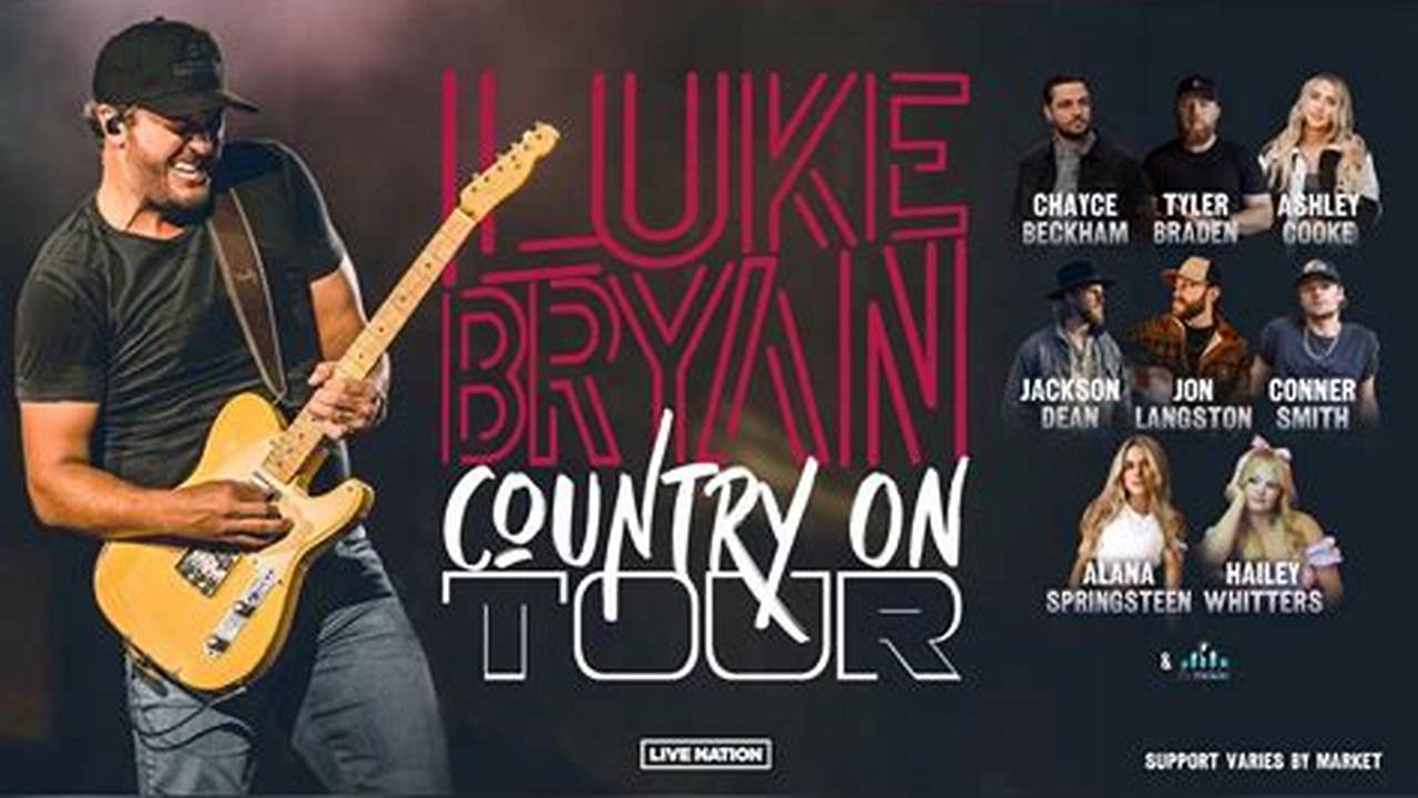 Luke Bryan Concert Tour 2024 Schedule