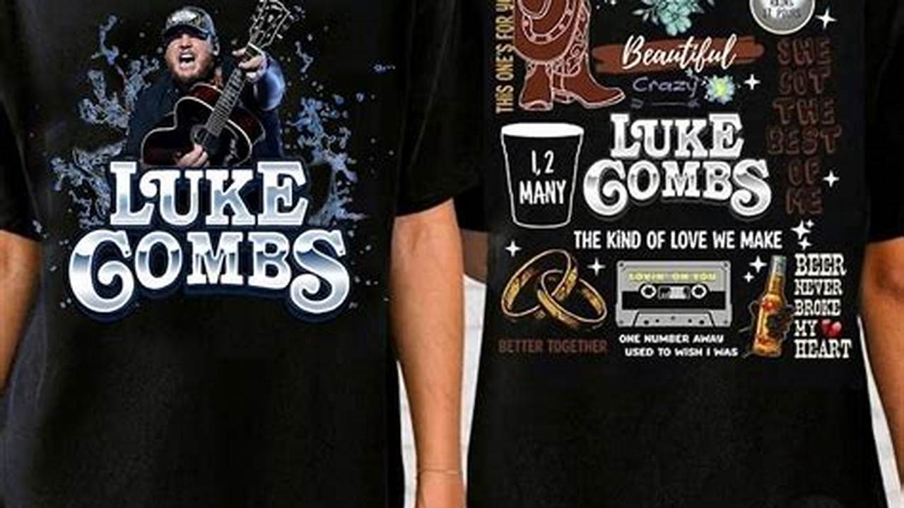 Luke Combs Concert Merch 2024 India
