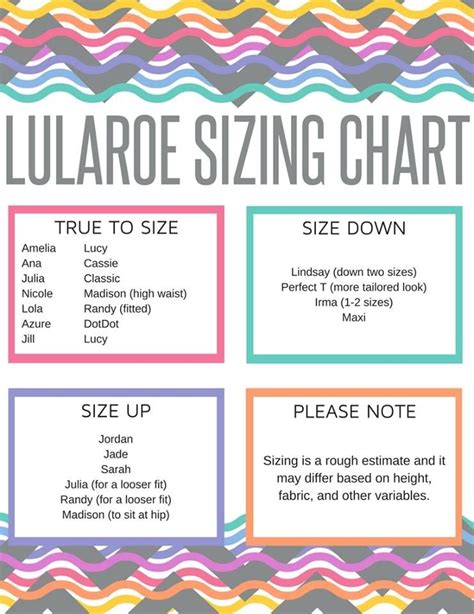 Lularoe Ashley Size Chart