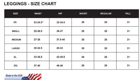 Lululemon Womens Size Chart