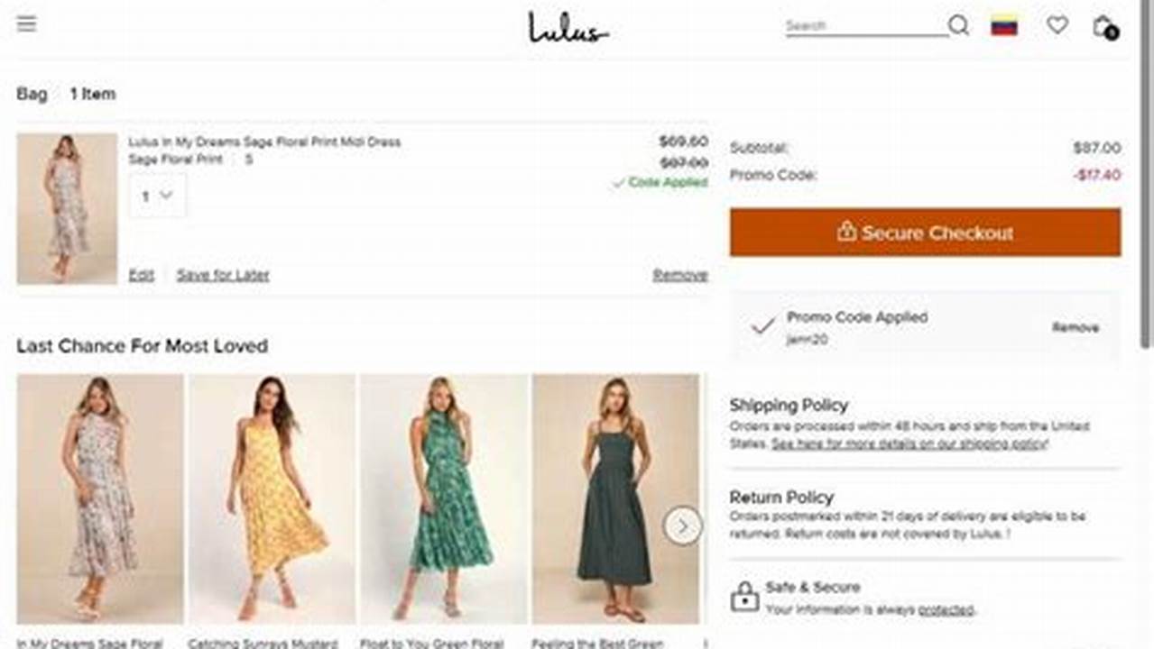 Lulus Promo Codes 2025