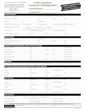 Lumber Liquidators Application