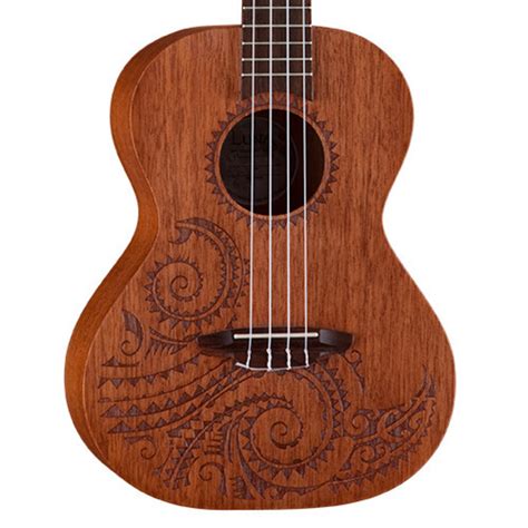 Luna Tattoo Mahogany Concert AcousticElectric Ukulele