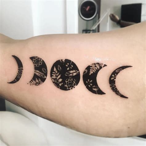 Lunar Phase Tattoo