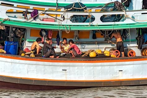 Lunch on Fishing Boat