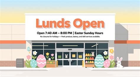 Lunds Easter Hours