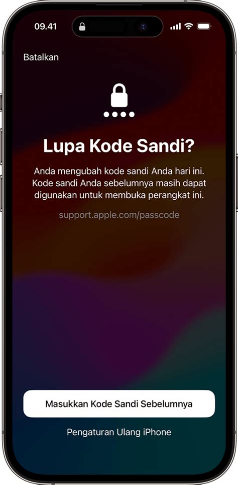 Cara mengatasi lupa kode sandi aplikasi yang terkunci di iPhone
