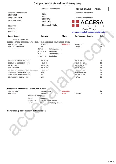 Unraveling the Mystery: A Comprehensive Guide to Deciphering Lupus Blood Test Results
