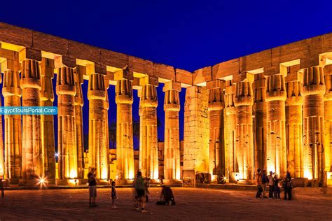 Luxor Temple night