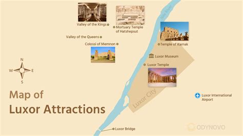 Luxor map attractions