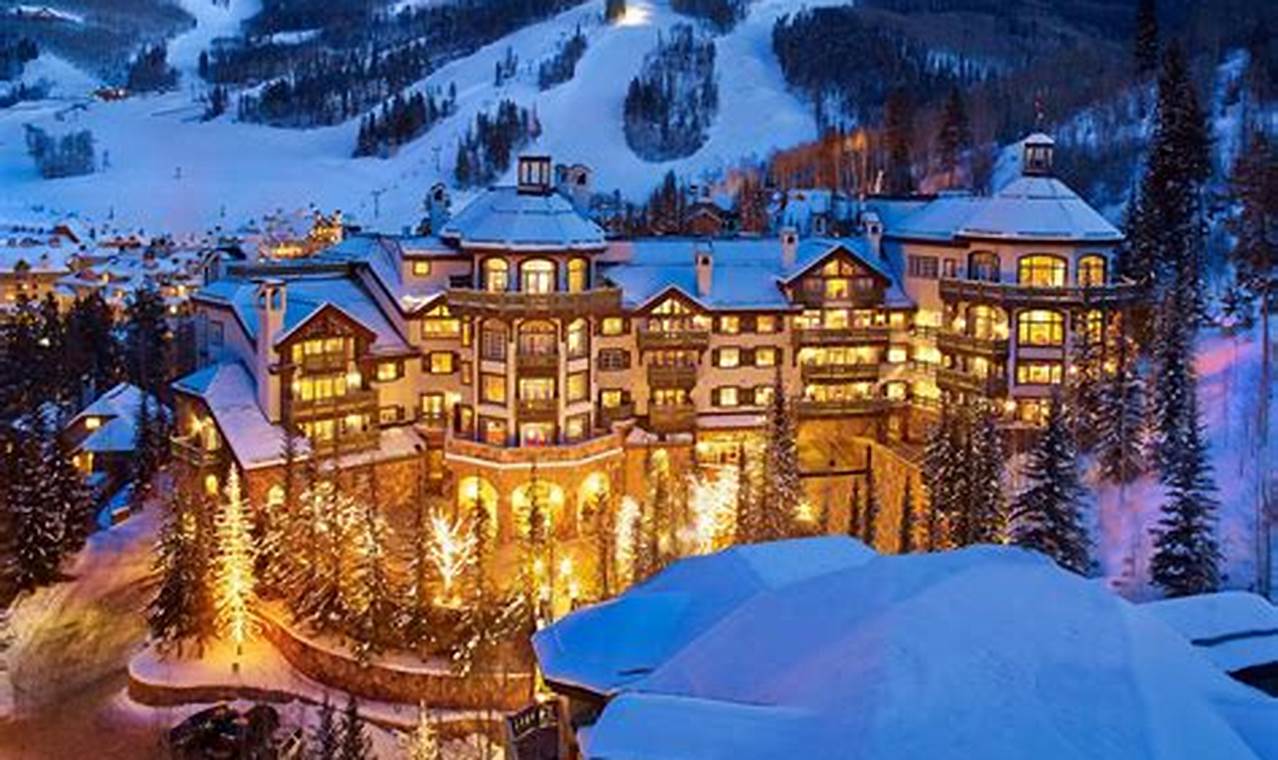 Luxury winter getaways with ski-in/ski-out accommodations