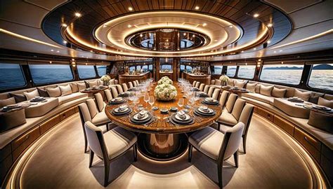 Luxury Boat Dining