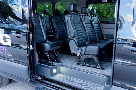 Luxury shuttle interior