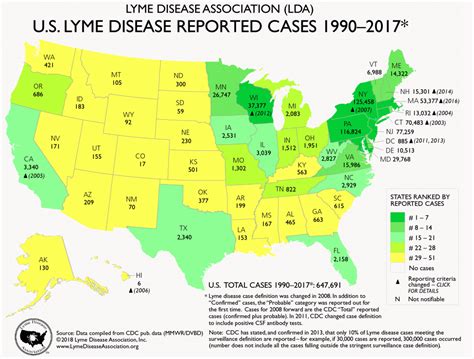 Lyme Disease In Florida Map Printable Maps