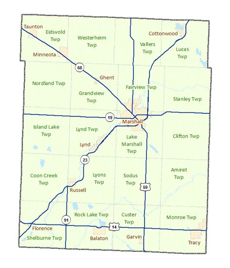 Lyon County Maps