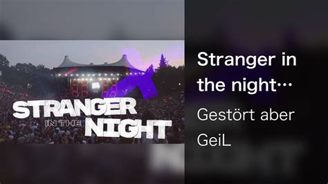 Lyric Stranger In The Night