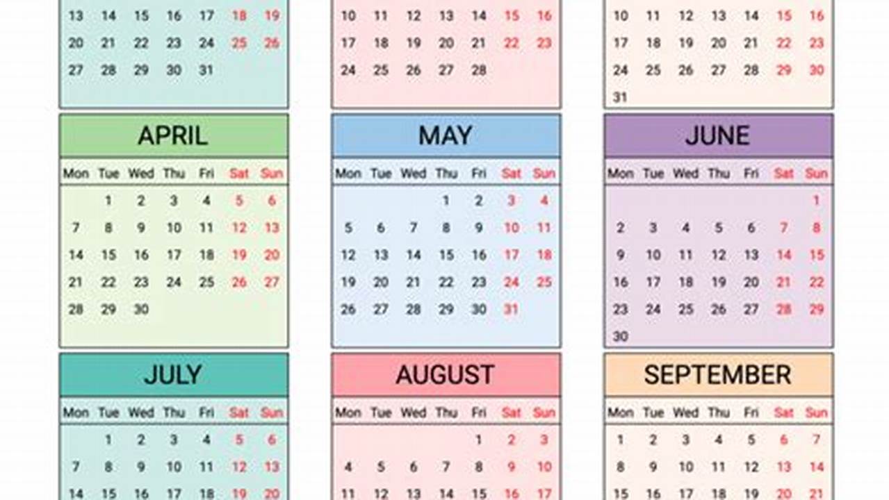 M Tech 2025 Calendar Weekend
