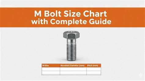 M Bolt Size Chart