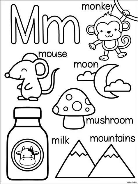 M Is For Coloring Page