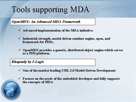 MDX Implementation Tools