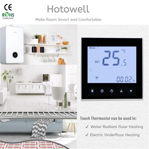 MOES WiFi Water/Electric Floor Heating Thermostat Gas Boiler Temperature Controller Smart Alexa tuya Google Voice zigbee Control