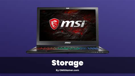 MSI GS63 Stealth-010 Storage Options and Performance Review
