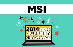 MSI tech support