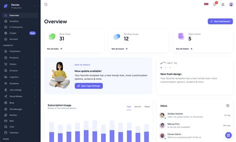 Mui Landing Page Template
