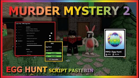 MURDER MYSTERY 2 Script Pastebin 2023 UPDATE EASTER 