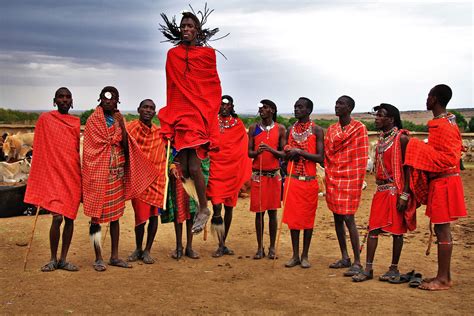 Maasai tribe dance