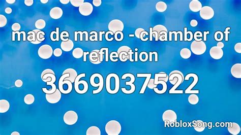 Mac - Chamber Of Reflection Roblox ID