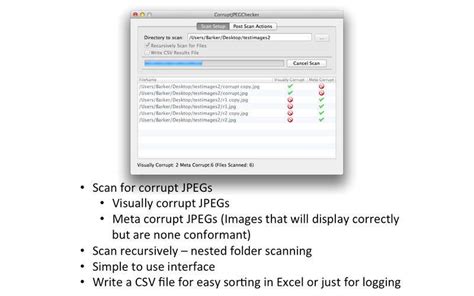 Detect and Repair Corrupt Jpeg Files with Mac App Checker